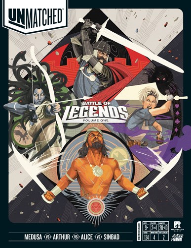 Unmatched Battle Of Legends Board Game: Volume 1