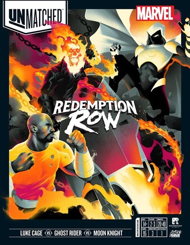 REO9308 Unmatched Battle Of Legends Board Game: Redemption Row published by Restoration Games