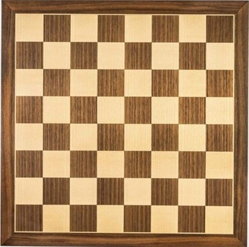 RFWALNUT45 Walnut and Maple 45cm Chess Board published by Rechapardos Ferrer
