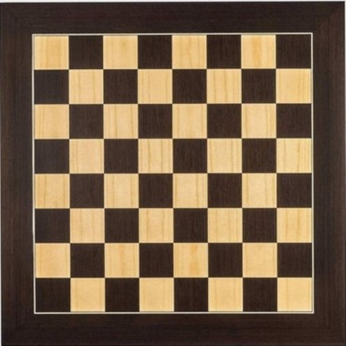 RFWENGUE60 Wengue and Maple 60cm Chess Board published by Rechapardos Ferrer