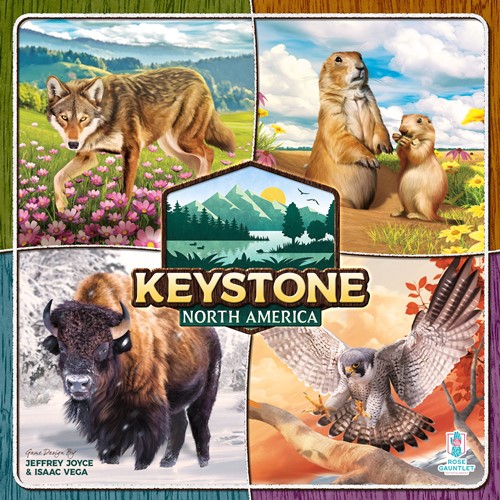 RGB01001 Keystone North America Board Game published by Rose Gauntlet Entertainment