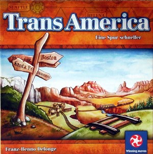 RGG201 TransAmerica Board Game published by Rio Grande Games