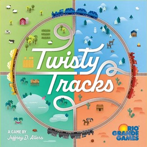 RGG627 Twisty Tracks Board Game published by Rio Grande Games