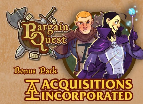 RGS00898S2 Bargain Quest Board Game: Acquisitions Incorporated Bonus Pack published by Renegade Game Studios