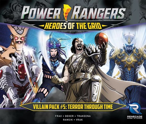 RGS02324 Power Rangers Board Game: Heroes Of The Grid Villain Pack #5: Terror Through Time published by Renegade Game Studios