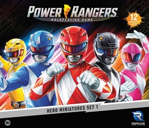 RGS02409 Power Rangers RPG: Hero Miniatures Set 1 published by Renegade Game Studios