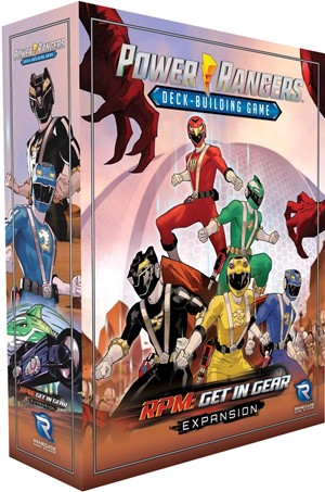 RGS02421 Power Rangers Deck Building Card Game: RPM Get In Gear Expansion published by Renegade Game Studios