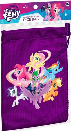2!RGS02447 My Little Pony Tails Of Equestria RPG: Dice Bag published by Renegade Game Studios