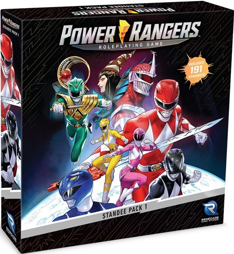 RGS02532 Power Rangers RPG: Standee Pack #1 published by Renegade Game Studios