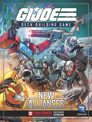2!RGS02533 G I Joe Deck Building Card Game: New Alliances: A Transformers Crossover Expansion published by Renegade Game Studios