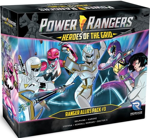 RGS02545 Power Rangers Board Game: Heroes Of The Grid Ranger Allies Pack #3 published by Renegade Game Studios