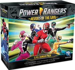 2!RGS02548 Power Rangers Board Game: Heroes Of The Grid S.P.D Ranger Pack published by Renegade Game Studios