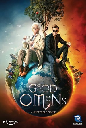 2!RGS02562 Good Omens Card Game published by Renegade Game Studios