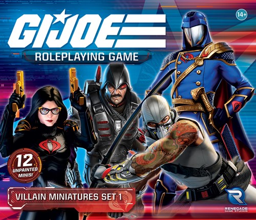 RGS02570 G I Joe RPG: Villain Miniatures Set 1 published by Renegade Game Studios