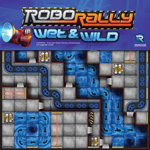 2!RGS02588 RoboRally Board Game: Wet And Wild Expansion published by Renegade Game Studios