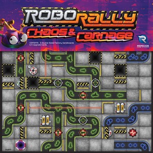 2!RGS02589 RoboRally Board Game: Chaos And Carnage Expansion published by Renegade Game Studios