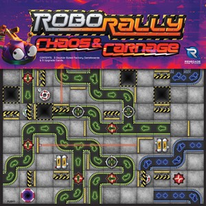 RGS02589 RoboRally Board Game: Chaos And Carnage Expansion published by Renegade Game Studios