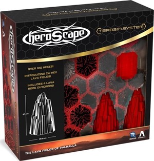 RGS02792 Heroscape Board Game: The Lava Fields Of Valhalla Terrain Expansion published by Renegade Game Studios
