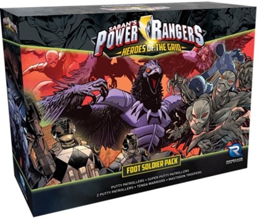 RGS0862 Power Rangers Board Game: Heroes Of The Grid Foot Soldier Expansion published by Renegade Game Studios