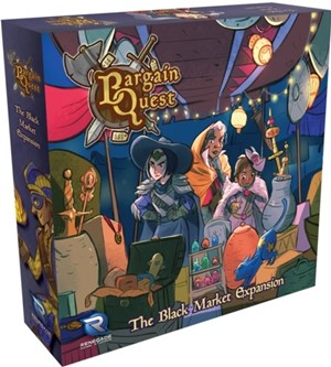 RGS0869 Bargain Quest Board Game: The Black Market Expansion published by Renegade Game Studios