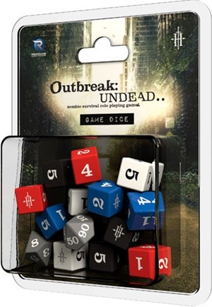 RGS0875 Outbreak: Undead RPG 2nd Edition: Game Dice published by Renegade Game Studios