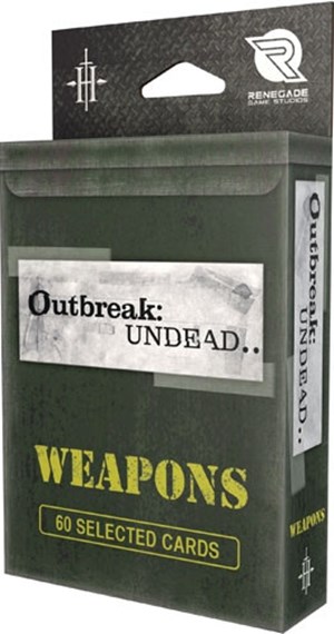RGS0886 Outbreak: Undead RPG 2nd Edition: Weapons Card Deck published by Renegade Game Studios