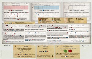 RGS0887 Outbreak: Undead RPG 2nd Edition: Player Reference Mat published by Renegade Game Studios