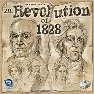 RGS0890 Revolution Of 1828 Board Game published by Renegade Game Studios