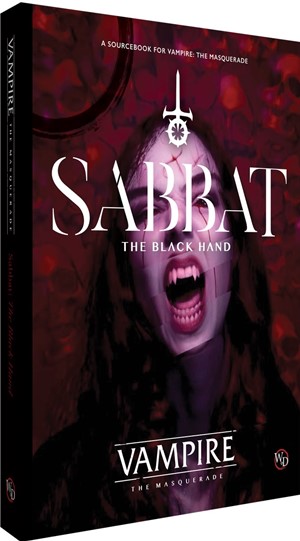 RGS09388 Vampire The Masquerade RPG: 5th Edition Sabbat: The Black Hand published by Renegade Game Studios