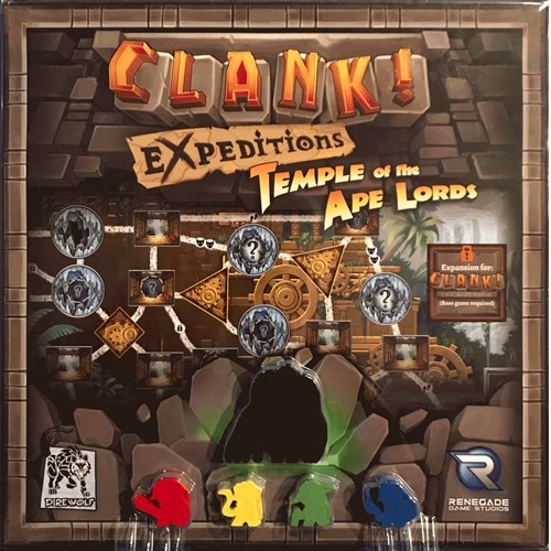 RGS2044 Clank! Deck Building Adventure Board Game: Expeditions: Temple Of The Ape Lords Expansion published by Renegade Game Studios