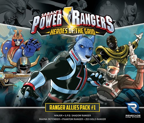 RGS2078 Power Rangers Board Game: Heroes Of The Grid Ranger Allies Pack published by Renegade Game Studios