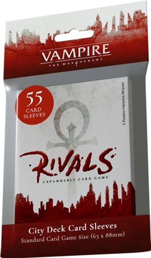 RGS2173 Vampire The Masquerade: Rivals Expandable Card Game 55 x City Deck Sleeves published by Renegade Game Studios