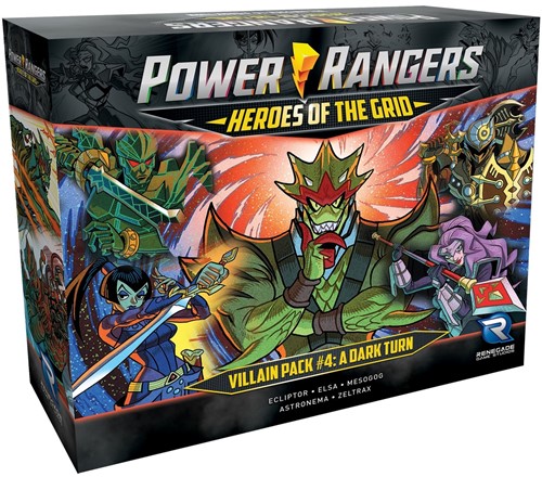 RGS2229 Power Rangers Board Game: Heroes Of The Grid Villain Pack #4: A Dark Turn published by Renegade Game Studios