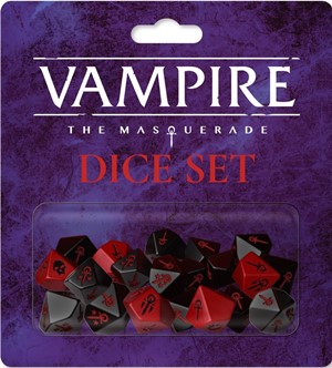 2!RGS2311 Vampire The Masquerade RPG: 5th Edition Dice published by Renegade Game Studios