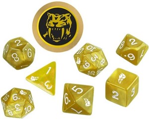 2!RGS2335 Power Rangers RPG: Yellow Dice Set published by Renegade Game Studios