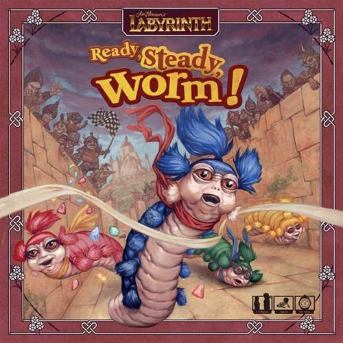 RHLAB007 Labyrinth: Ready Steady Worm Board Game published by River Horse Games