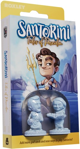 ROX315 Santorini Board Game: 2nd Edition: Tides Of Poseidon God Expansion Card Pack published by Roxley Games