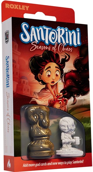 2!ROX316 Santorini Board Game: 2nd Edition: Seasons Of Chaos God Expansion Card Pack published by Roxley Games