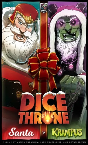 ROX665DTI Dice Throne Dice Game: Santa vs Krampus published by Roxley Games