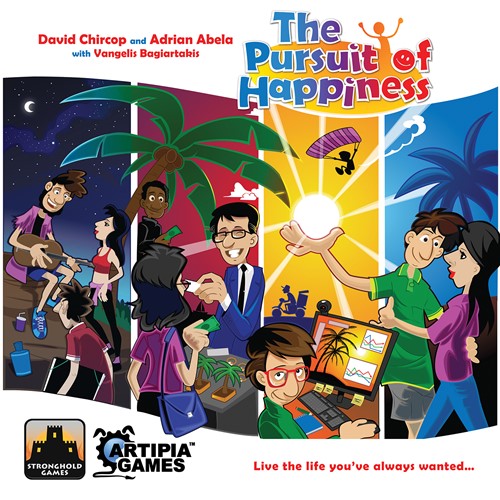 RTPA163 The Pursuit Of Happiness Board Game published by Artipia Games