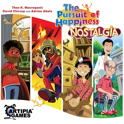 RTPAPHNOS The Pursuit Of Happiness Board Game: Nostalgia Expansion published by Artipia Games