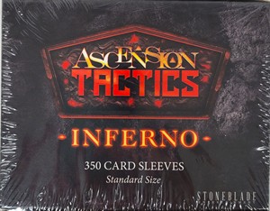 SBASC00265 Ascension Tactics Miniatures Board Game: Inferno Card Sleeves published by Stone Blade Entertainment