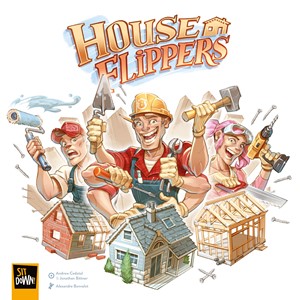 SDGGHF01 House Flippers Board Game published by Smirk and Dagger Games