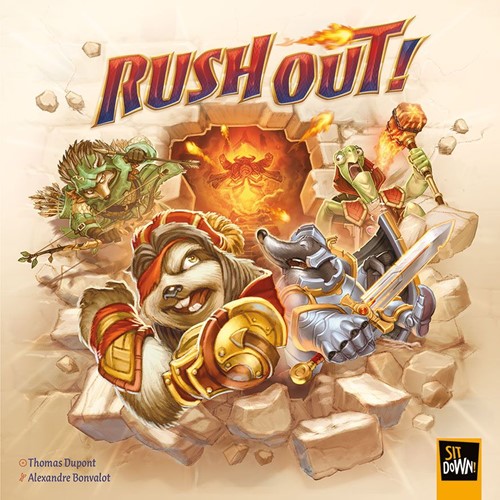 SDGSIT017G Rush Out Board Game published by Smirk and Dagger Games