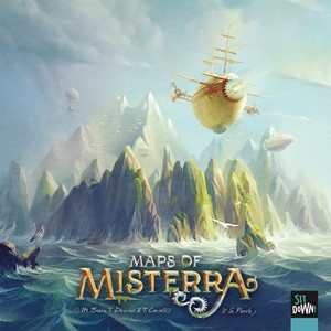 2!SDGSIT027 Maps Of Misterra Board Game published by Sit Down Games