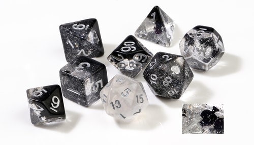 SDZ000502 Spades Polyhedral Dice Set published by Sirius Dice