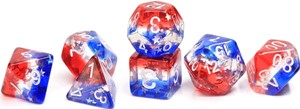 SDZ000505 Star Spangled Banner Polyhedral Dice Set published by Sirius Dice