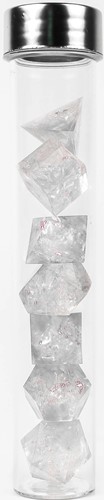 SDZ001004 Clear Cloak And Dagger Polyhedral Dice Set published by Sirius Dice