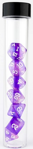 SDZ001502 Purple Glaze Polyhedral Dice Set published by Sirius Dice