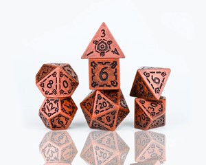 SDZ001701 Illusory Metal Copper Poly Set published by Sirius Dice